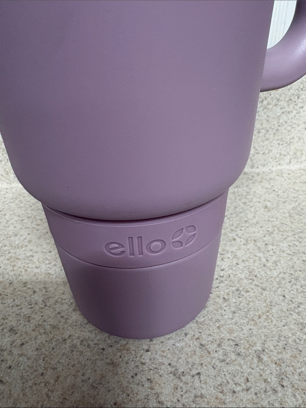 Ello 40 oz. Travel Mug with Straw - Matte Lavender - Picture 2 of 8